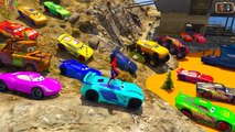 Cars 3 Colors Jackson Storm McQueen Disney Cars 3 Dinoco Cruz Ramirez Spiderman Thomas Train