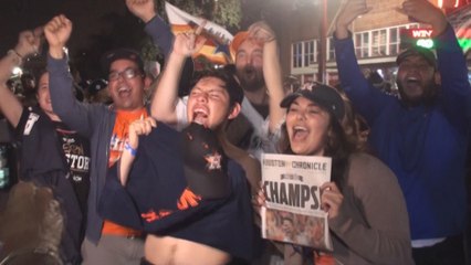La euforia se toma las calles de Houston tras título de Serie Mundial de Astros