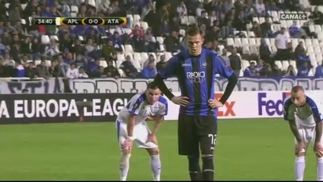 Ilicic J. (Penalty) Goal HD - Apollon 0-1 Atalanta 02.11.2017