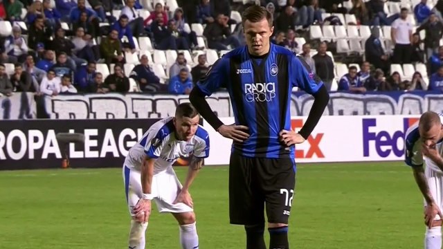 Josip Ilicic penalty Goal HD - Apollon 0 - 1 Atalanta - 02.11.2017 (Full Replay)