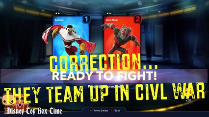 DISNEY INFINITY 3.0 EPIC BATTLES ANT MAN VS FALCON MARVEL CIVIL WAR