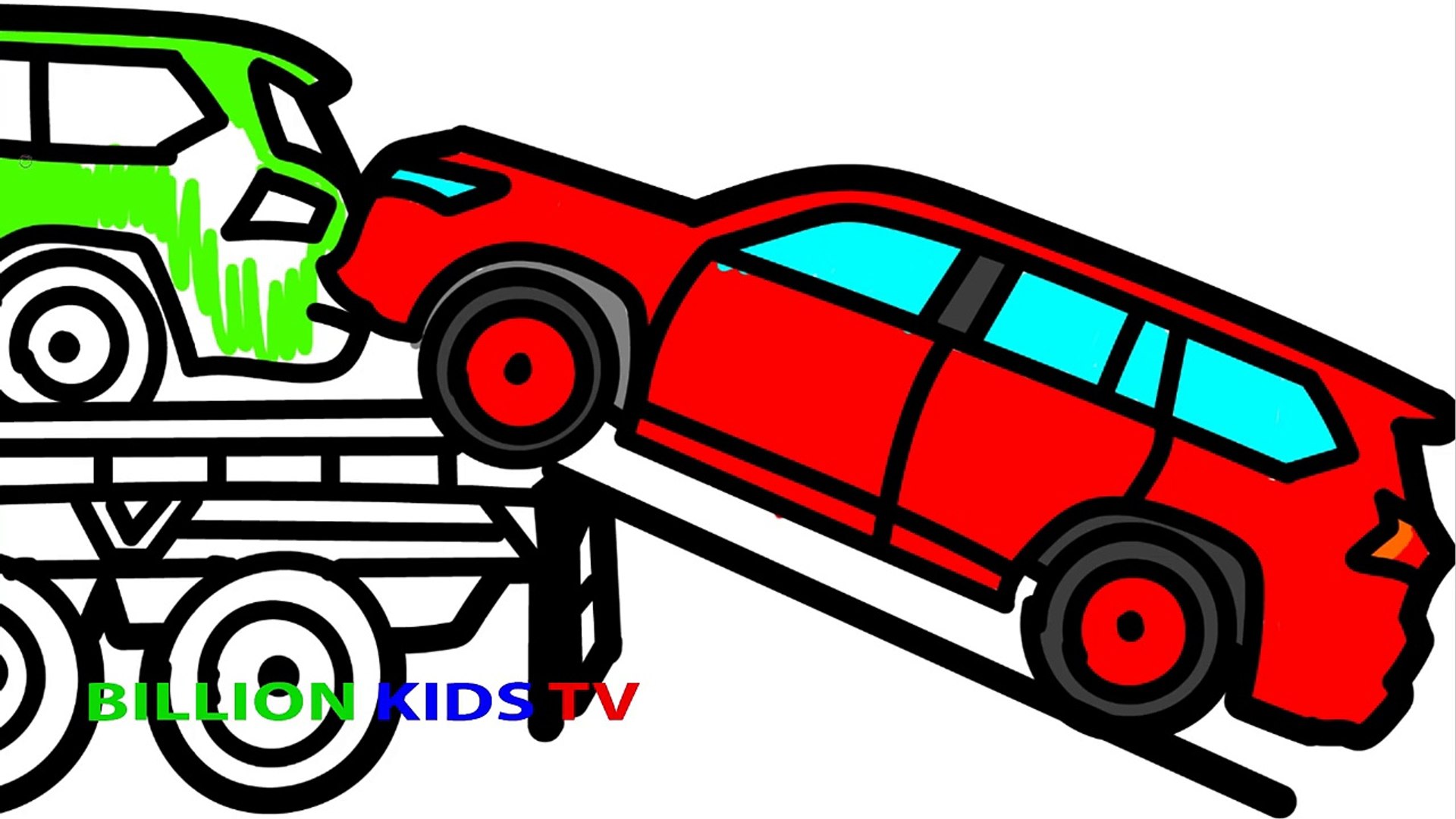SUV CARS Transportation Coloring Book Coloring Pages Kids Fun Art Activities Video For Kids