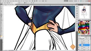 SUPER GIRL | My Drawing Process Walkthrough | Drawingwiffwaffles