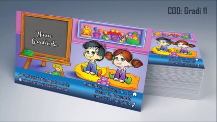 Carti de vizita Gradinita Afterschool Educator Invatator by CDVi