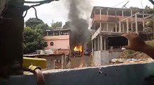 Vídeo mostra momento em que veículo explode em Vitória