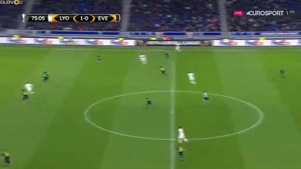 Houssem Aouar Goal HD - Lyon	2-0	Everton 02.11.2017