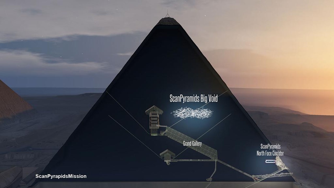 Geheimnis der Cheops-Pyramide: 30 Meter Hohlraum