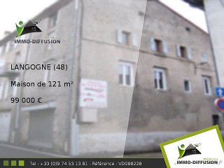Maison A vendre Langogne 121m2 - 99 000 Euros