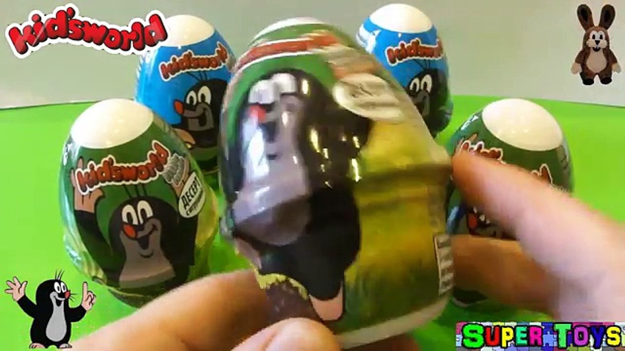 KIDSWORLD десерт с игрушкой Маленький Крот/ small mole cartoon Kinder Surprise