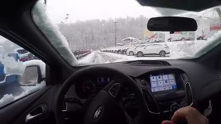 2017 Ford Focus ST POV ! Snowy and slippery ;) Whats it like to drive ?