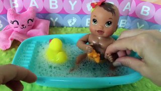 Baby Alive Kicks & Cuddles New Baby! Introduction & Bath Time. Help Us Name Her!