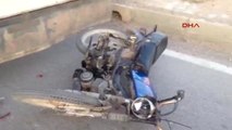 Konya Tır'a Çarpan Motosikletin Sürücüsü Yaralandı