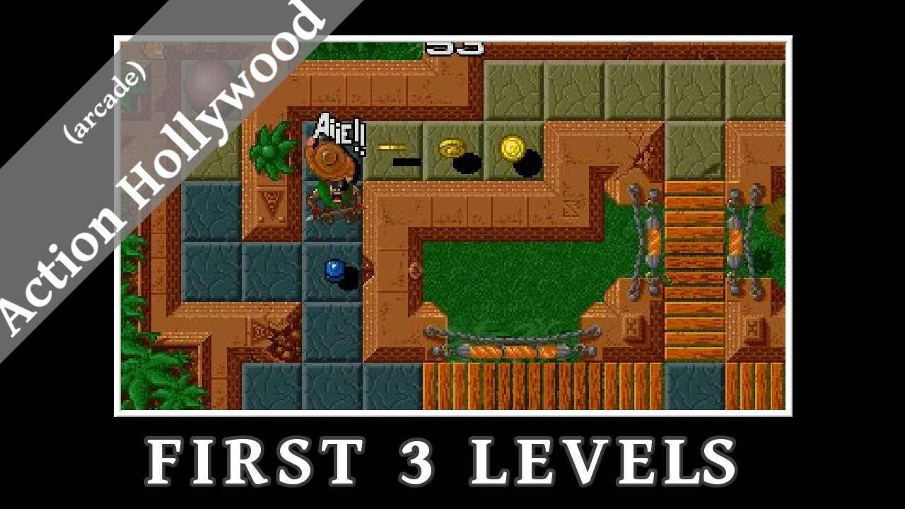 (first 3 levels) Action Hollywood, Proyesel, arcade, 1995