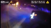 Bodycam Shows Officer Rescue Driver From Burning Car