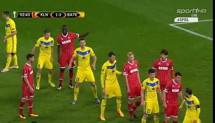 Koln 2 - 2 BATE 02/11/2017 Yuya Osako Super Goal 54' Europa League HD Full Screen .