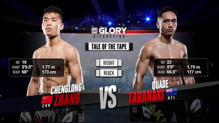 GLORY 46 Guangzhou: Chenglong Zhang vs. Quade Taranaki (Tournament semi-finals) - FULL FIGHT