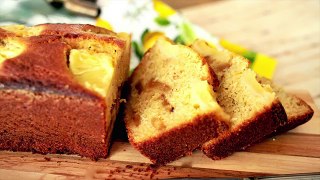 《不萊嗯的烘焙廚房》焦糖鳳梨檸檬長條蛋糕 | Caramel Pineapple Lemon Loaf Cake