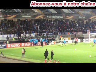 Patrice Evra pète un plomb et frappe un supporter lors Guimares-OM