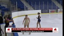 2018 Skate Ontario Sectional Qualifying - Novice Women Short Program - Group 8