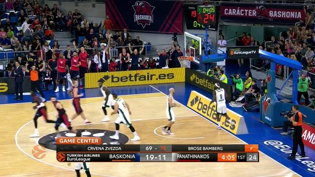 Basket - Euroligue (H) : Beaubois offre la victoire à Vitoria contre le Pana