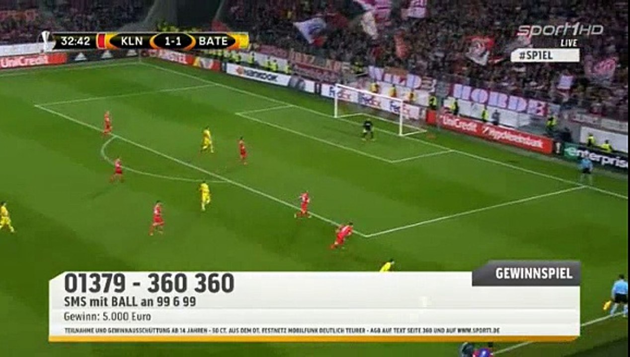 Nikolai Signevich - Koln vs BATE