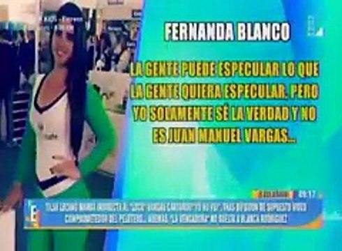 Tilsa Lozano manda indirecta a Juan Manuel Vargas