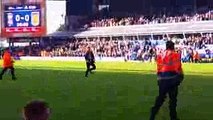 Blues Pitch Invader Gets Rugby Tackled - Birmingham City V Aston Villa (1)