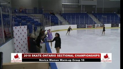 2018 Skate Ontario Sectional Qualifying - Novice Women Short Program - Group 10