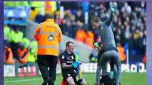 Birmingham vs Aston Villa Players pelted with missiles