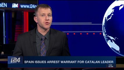 i24NEWS DESK | Spain issues arrest warrant for Catalan leader | Thursday, November 2nd 2017