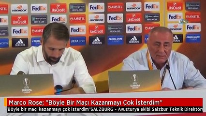 Marco Rose: "Böyle Bir Maçı Kazanmayı Çok İsterdim"