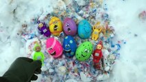 TELETUBBIES Toys Surprise Play-Doh Snow Egg Opening!-1wGdZRP8iZM