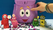YO GABBA GABBA Toys and Dora Backpack Opening!-5MZfszeodEA