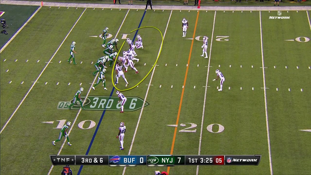 Tony Romo can't believe Bills CB Leonard Johnson didn't catch this interception