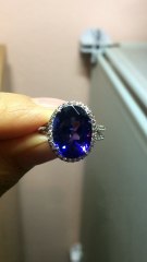 7ct Tanzanite ring