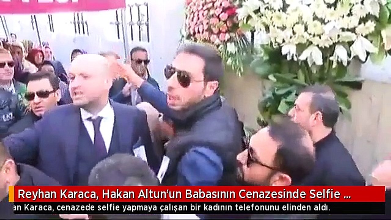 Reyhan Karaca, Hakan Altun'un Babasının Cenazes...