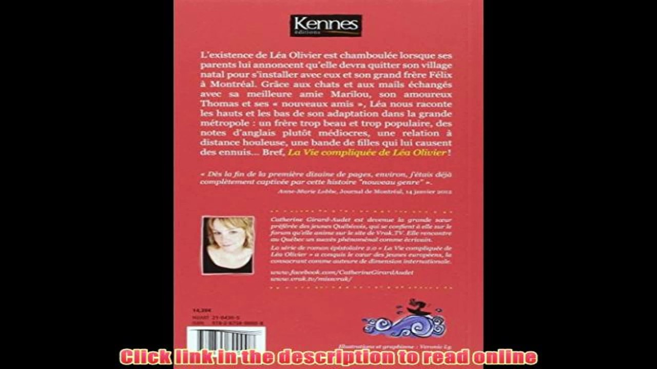 Read La vie compliquée de Léa Olivier, Tome 1 : Perdue PDF Full