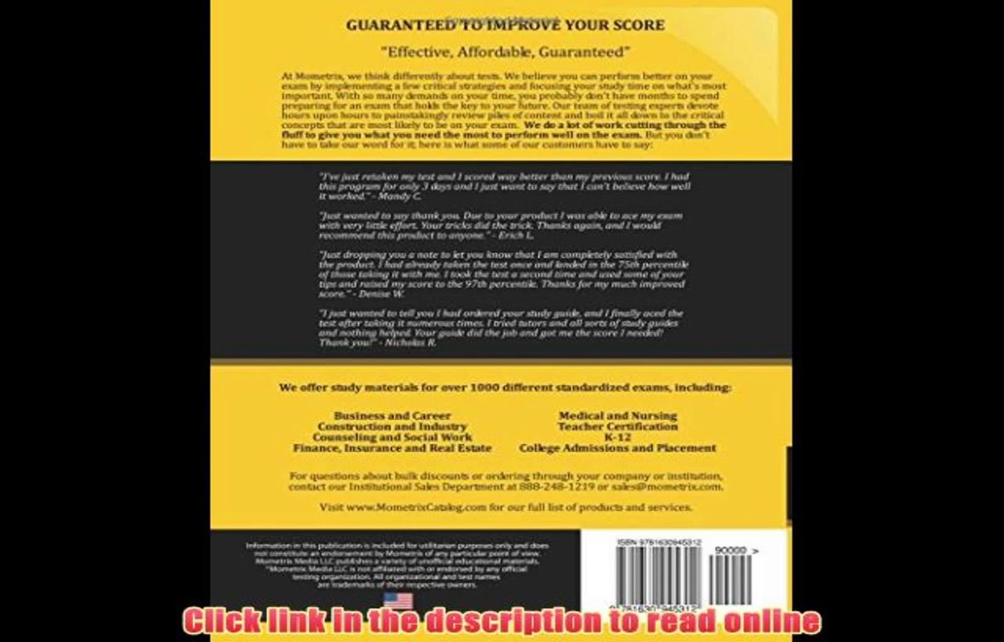 Read TSI Assessment Secrets Study Guide: TSI Assessment Review for the Texas Success Initiative Diagnostic and Placement Tests eBook Full