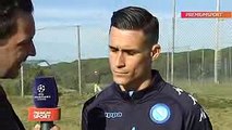 Vigilia Napoli-Manchester city Callejon Sarri vuole essere ricordato per le vittorie, ha fame