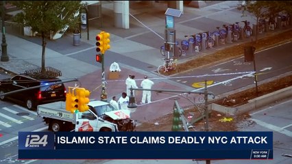 i24NEWS DESK | Islamic State claims deadly NYC attack | Friday, November 3rd 2017