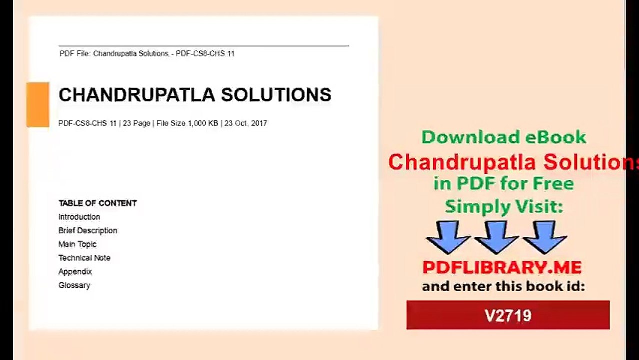 Chandrupatla Solutions