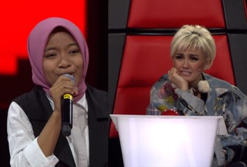 Merinding | Gadis ini Shalawat di Depan Agnes Mo Lihat Reaksinya | The Voice Kids Indonesia