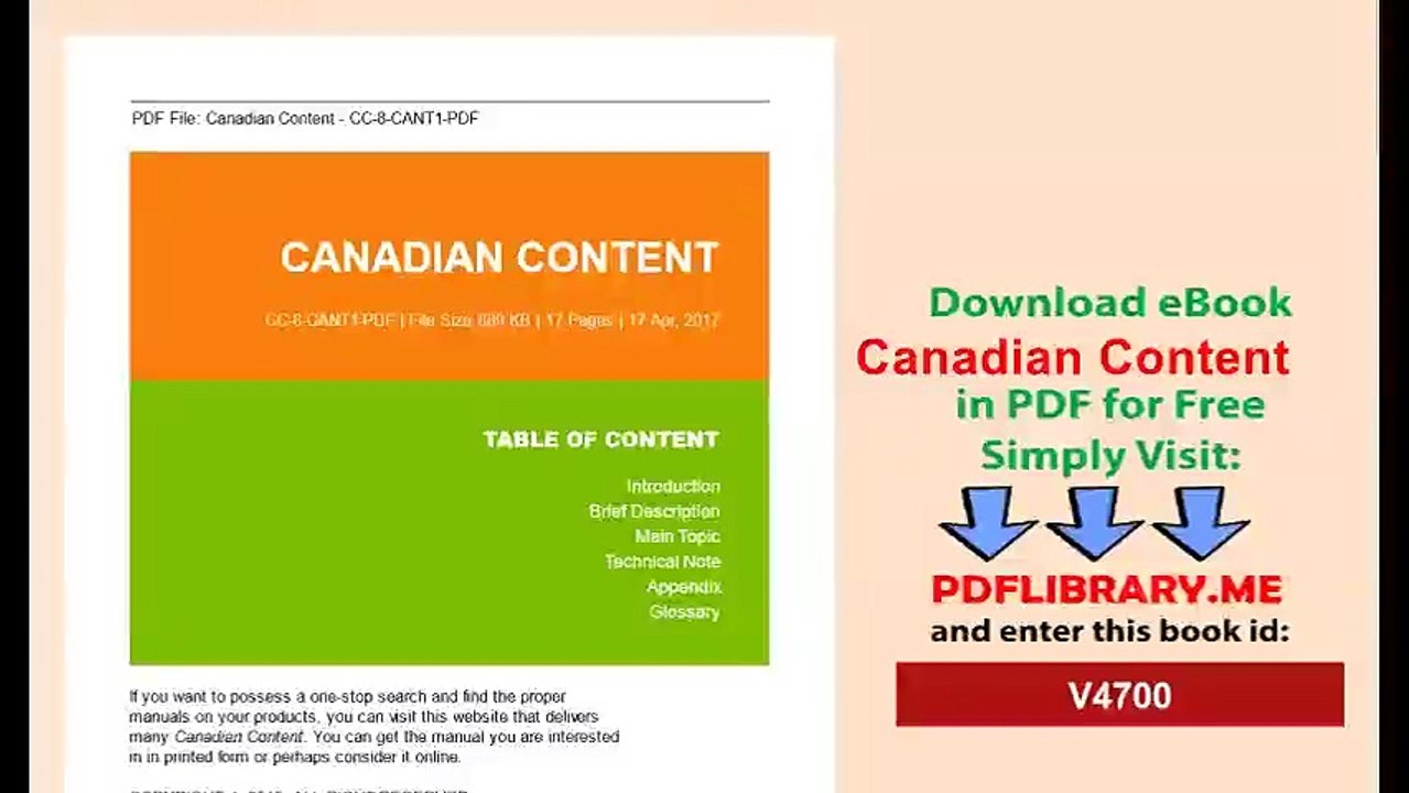 Canadian Content