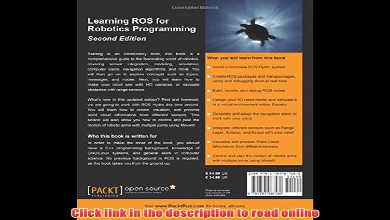 Download Learning ROS for Robotics Programming - Second Edition Online Book