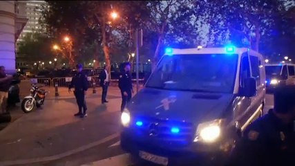 Los miembros del Govern, trasladados a prisión.