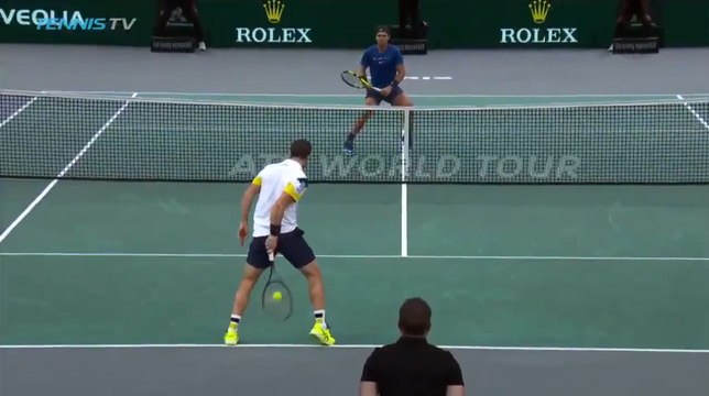 Rafael Nadal Got Owned By A Ridiculous Between-The-Legs Trick Shot