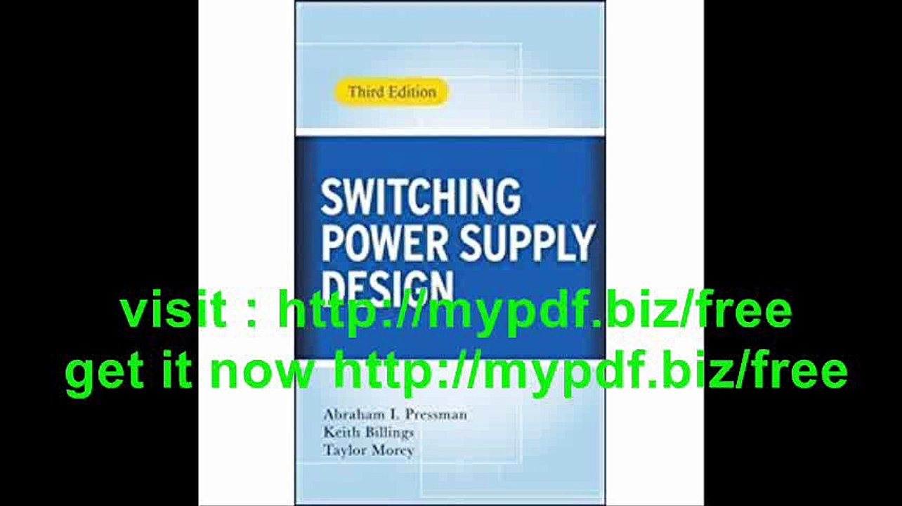 Switching Power Supply Design, 3rd Ed. (Electronics)