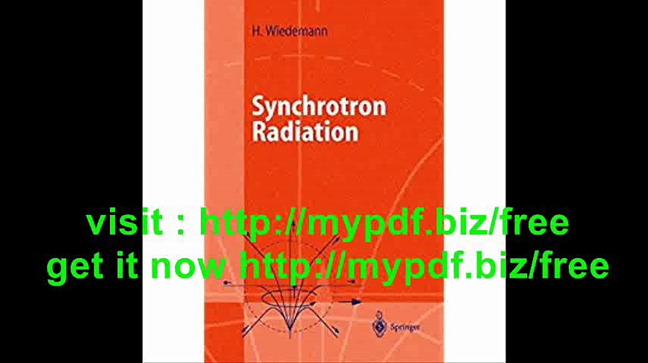Synchrotron Radiation