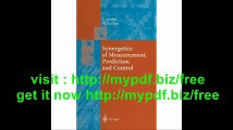 Synergetics of Measurement, Prediction and Control (Springer Series in Synergetics)