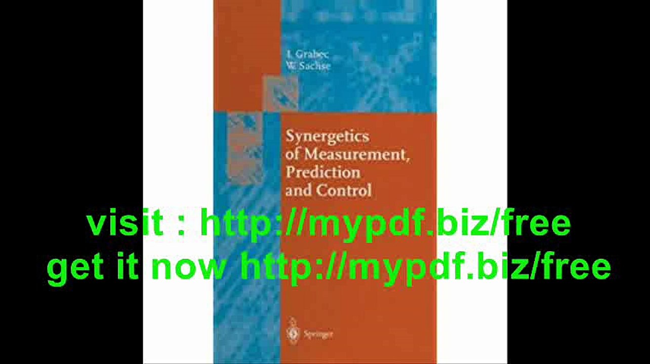 Synergetics of Measurement, Prediction and Control (Springer Series in Synergetics)